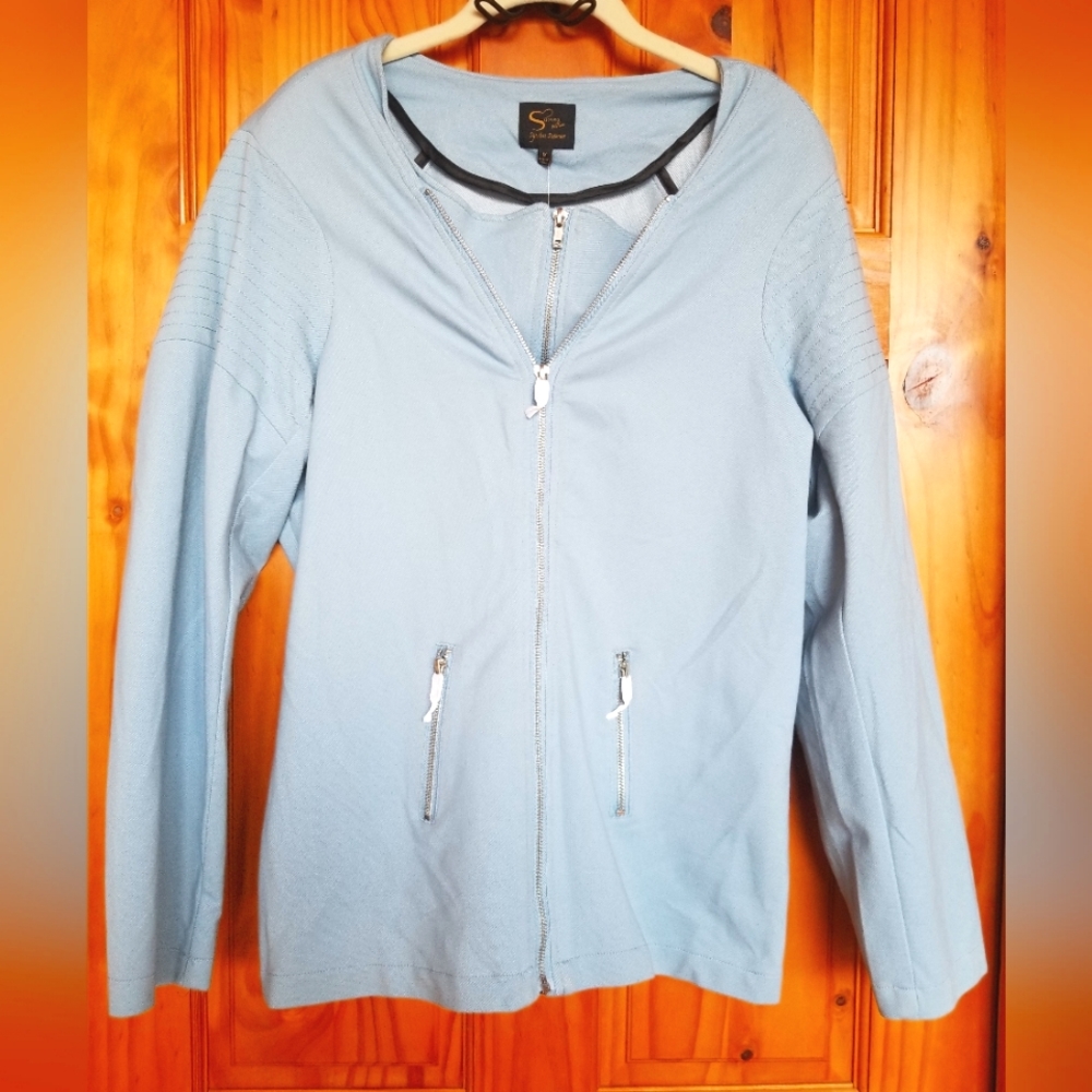Serena Williams Signature Collection Light Weight Jacket Size 1X New
